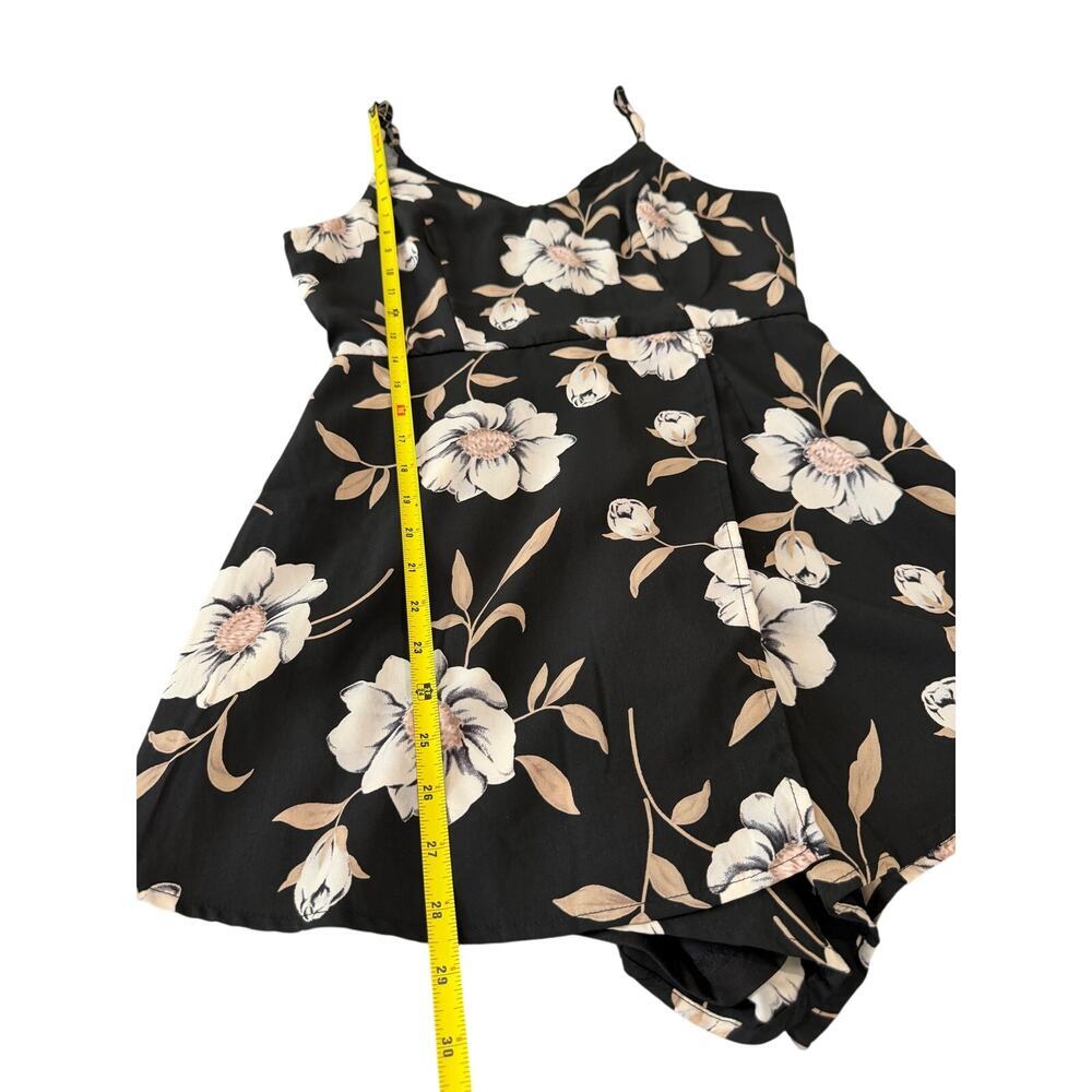 Lulus Magical Meadow Floral Print Skort Dress Romper Size S Flirty - Picture 9 of 9